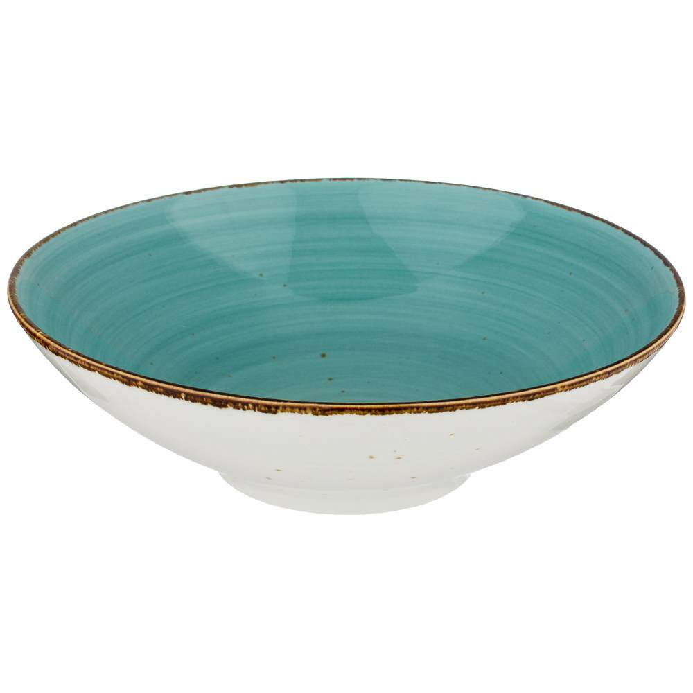 BRONCO Nature бирюзовый Салатник 263-1034 21см   