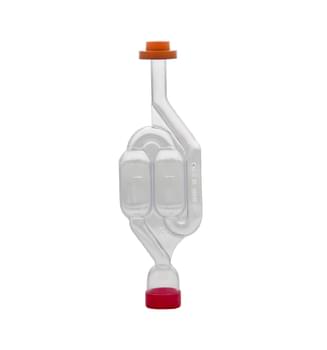 Гидрозатвор S-тип двухкамерный с уплотнителем 557/02078