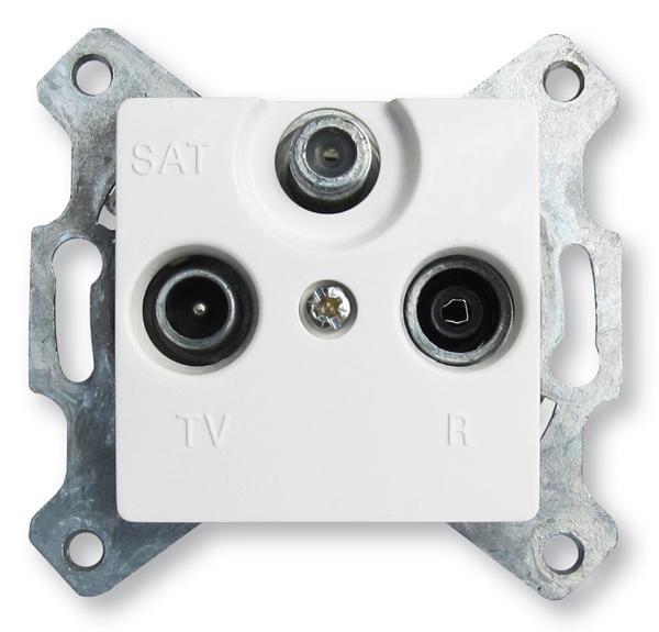 Розетка CARIVA TV-FM-SAT единств. бел. Leg773635
