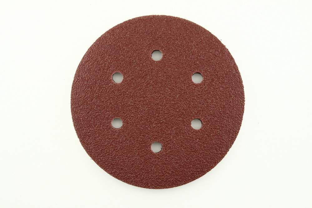 Круг GermaFlex P 320  абраз.на липучке 150мм с 6 отв. 013-30-065