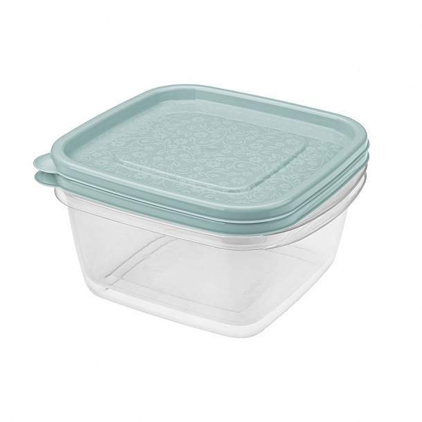 БЫТПЛАСТ Комплект контейнеров 431154231 Phibo Арт-декор д/СВЧ 2штх1000мл 165×155×95мм 