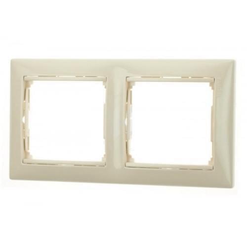 Рамка  VALENA  2 поста  гориз. сл.кость  774352 / 33901