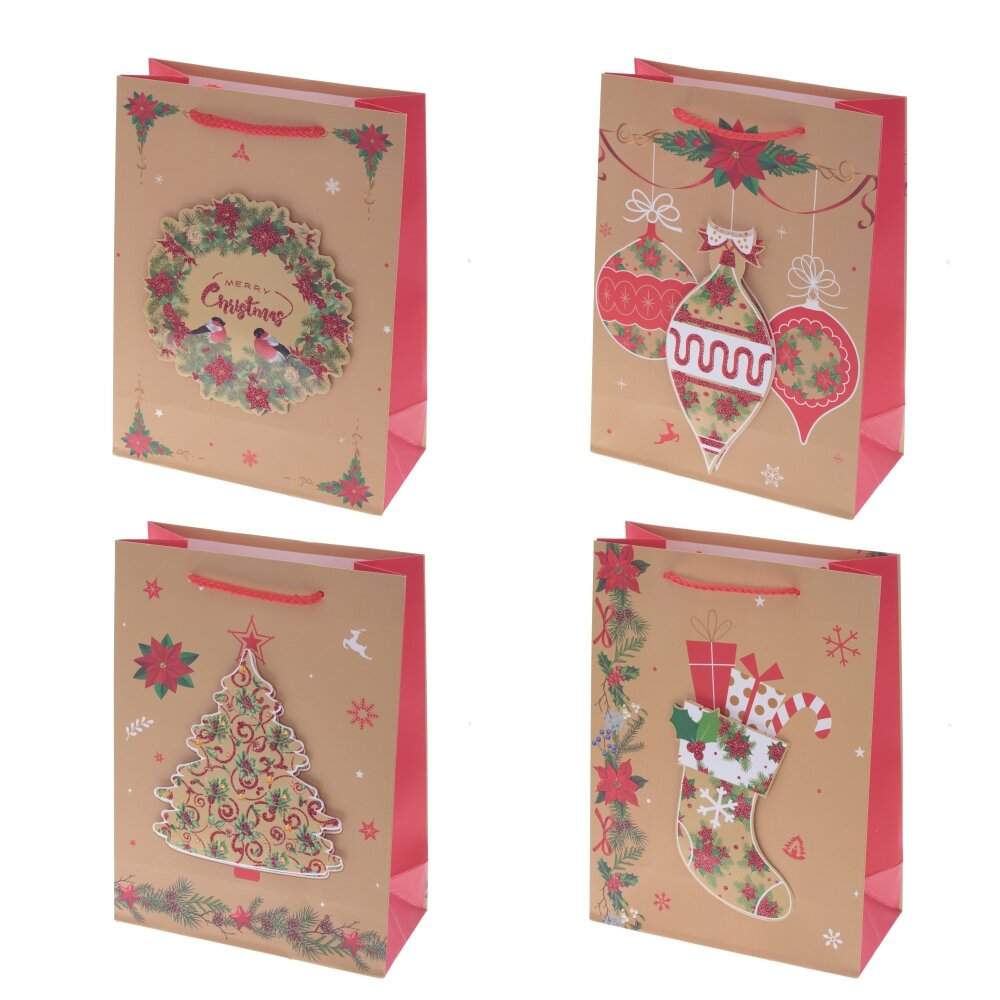 REMECO COLLECTION Пакет подарочный НГ 795091 31х12х40см 4в