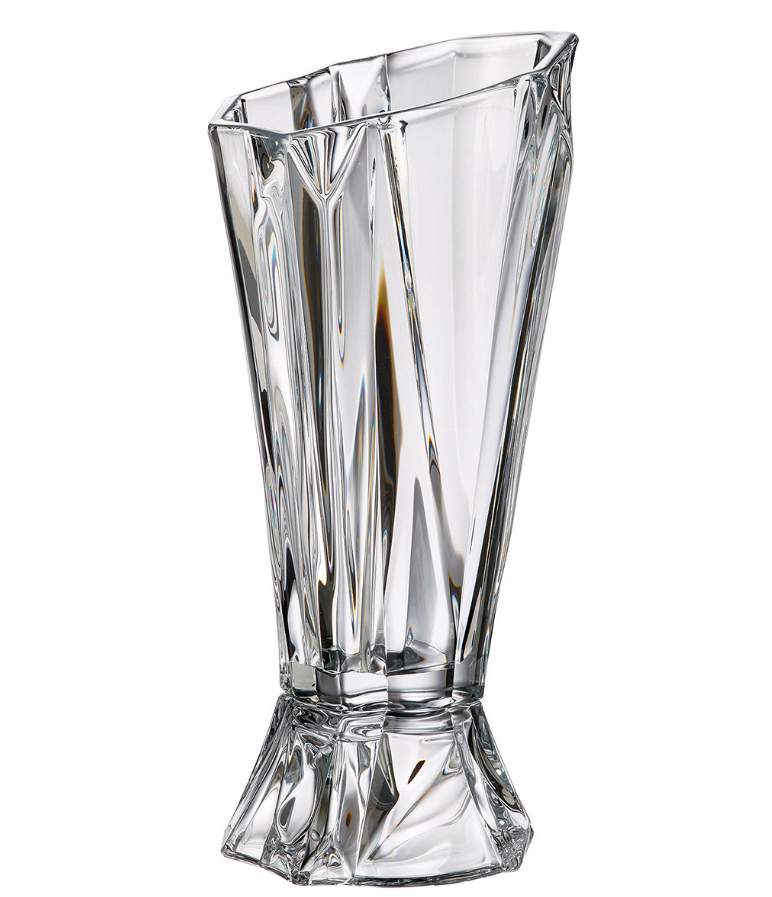 CRYSTALITE BOHEMIA Ваза Enigma 38см д/цветов на ножке стекло 34847