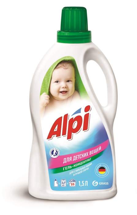 GraSS концентр.жидкое ср-во д/стирки "ALPI sensitive gel"  флак. 1,5л  112601