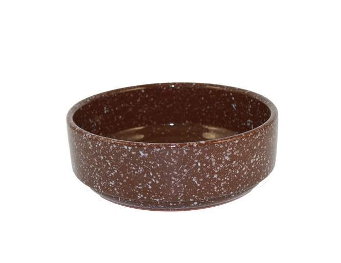 ЛОМОНОСОВСКАЯ КЕРАМИКА Мрамор коричневый Форма для запекания 0,8л 1ФЗЗМК-3