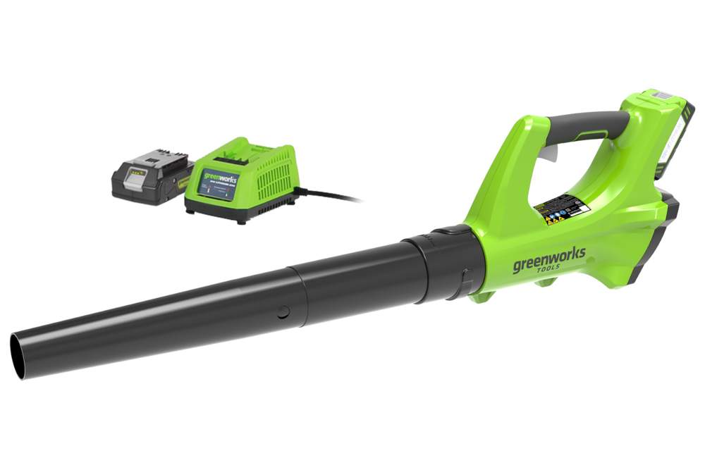 Воздуходувка  Greenworks  G24AB 24V аккумул.  2404807UA
