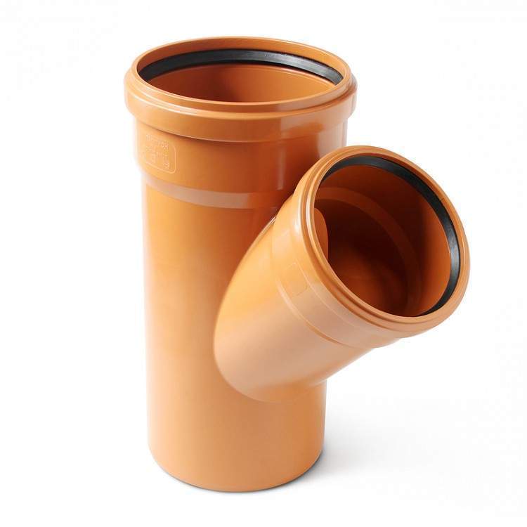 Тройник кан. наружная RTP  160/110/45  пвх  /Рыжая/