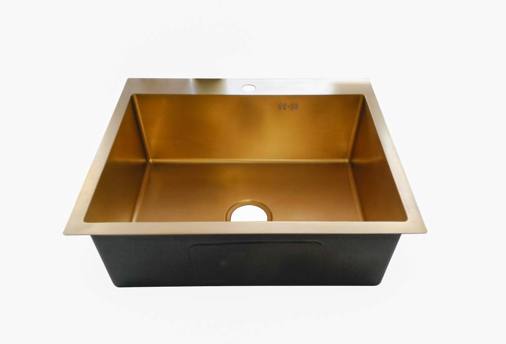 Мойка FABIA  PROFI врезная 60х50cм Золото 3,0мм  60503Z