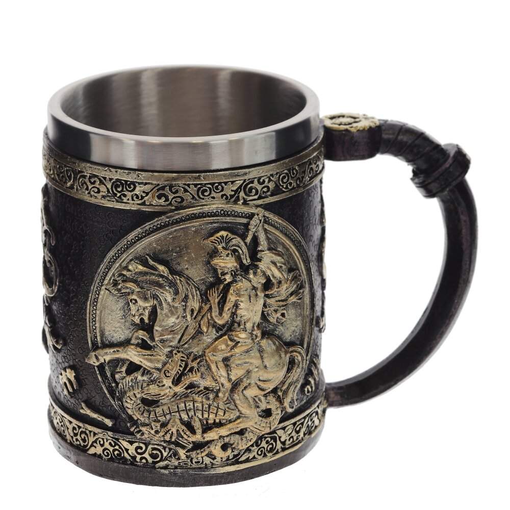 REMECO COLLECTION Кружка д/пива сувенирная 804606 Георгий Победоносец 450мл 14,5х10,5х11,5см