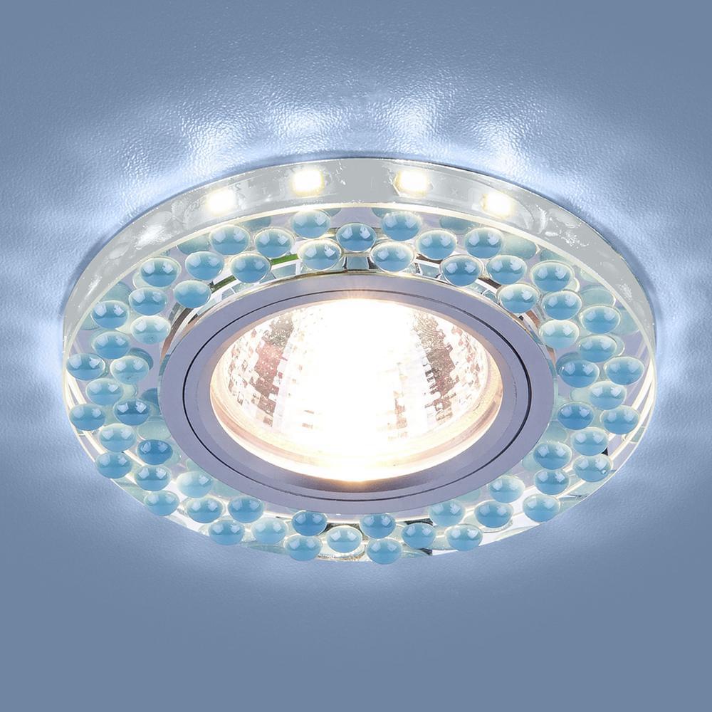 Точечный свет- 2194  MR16  SL/BL зеркальный/голубой