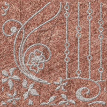 Spazio Вставка н/п 110х110 коричневая  SZ6G112 