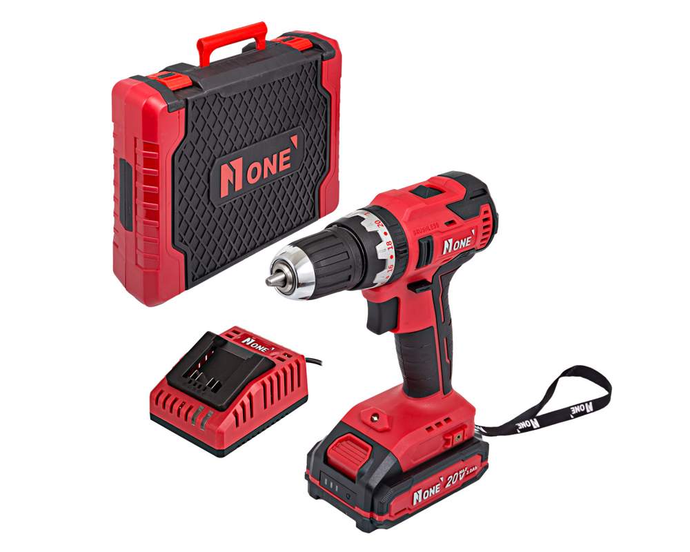 Дрель акк. NUMBER ONE INDUSTRIAL CDI 20/2.0-PRO-BR-1B* ударная З/У