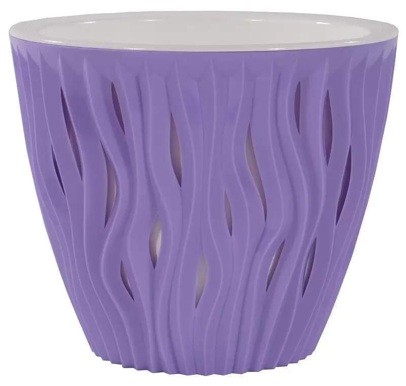Горшок  Вдохновение 1,6л Сиреневый КШ-5405